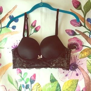 Victoria’s Secret Black Lingerie Push-Up Bra